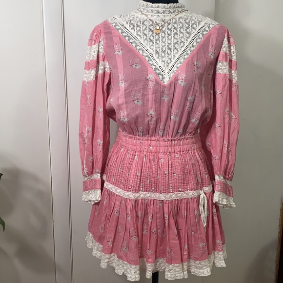 Loveshackfancy Pink Viola Dress - Picture 2 of 13